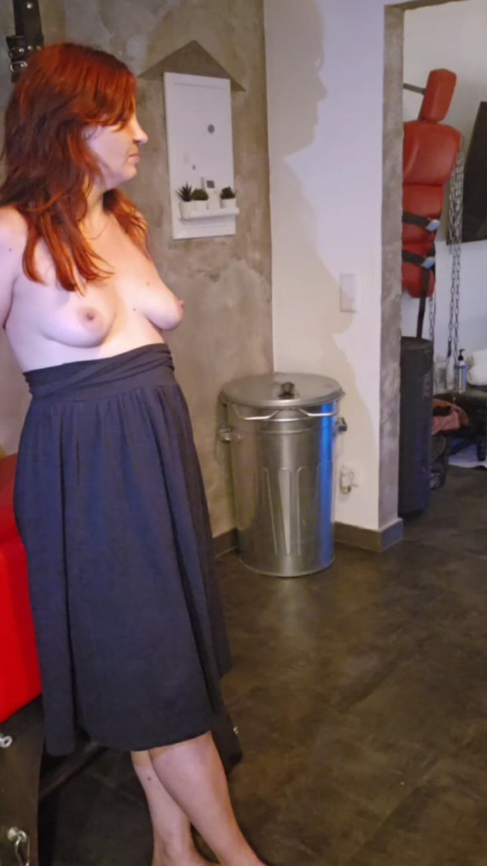 Elena917: Testing Tools on Tits in BDSM Appartment - Floggers, Crops, Paddle