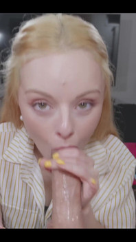 Getting My Face Covered with Cum After Sucking That Cock Hard