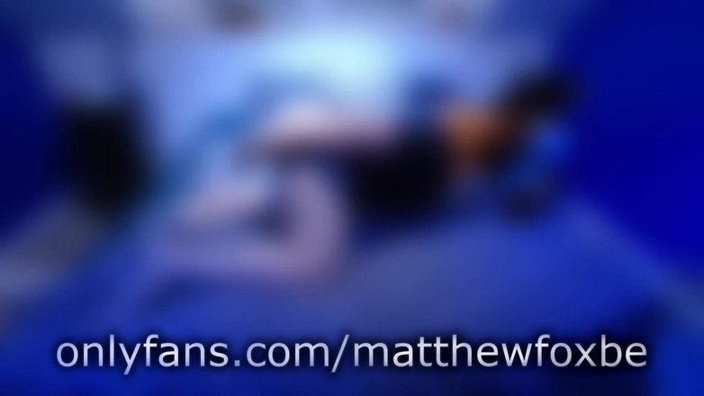 Matthew Fox Be: Matthew Fox is playing with a Sinnovator's dildo