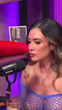 Young Latina with Perfect Body and Curly Hair Giving Dirty Talk