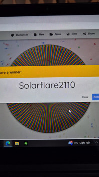 3rd Place Winner Congratulations to Solarflare2110