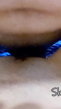 Cock rubbing my gaping teen pussy