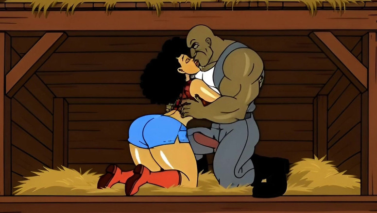 Octopussy Lovers Club: Rednecks Sletterige Vrouw. Cartoon