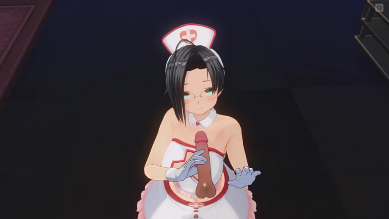 H3DC: Hentai POV pielęgniarka 3D ssała kutasa pacjenta