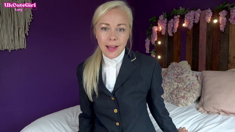 UKCuteGirl: Equestrian JOI: Beg for Cum on My Bottom