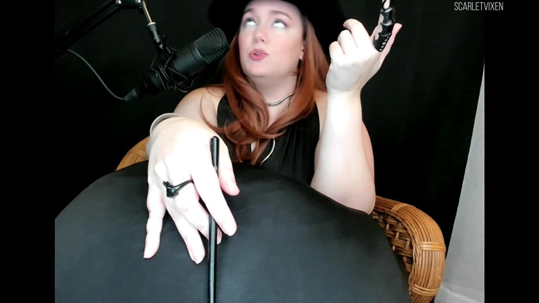 Scarlet Vixen: Ke dalam Witchs Belly a Tale (asmr) (wmv)