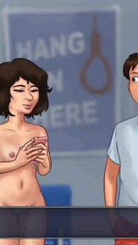 Summertime saga: menina asiática leva pau grande no trabalho ep 201