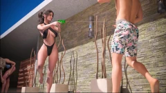 Kate 28 kate nggak bisa melepas matanya dari kontol besar itu.