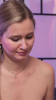 Sexy Striptease and Masturbation with a Dildo