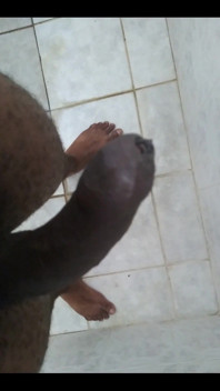 Little King Giving You a Little Tease Before My Shower