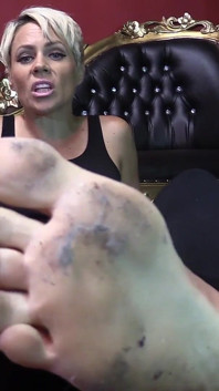 Worship Helena Locke's Dirty Feet POV Style