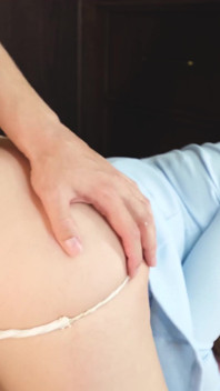 Homemade Bitch Gets Fucked with a Plug in Her Ass and Swallows Cum