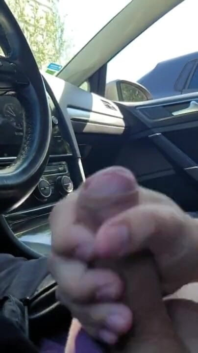 Dickflasher: Masturbation in a uber car