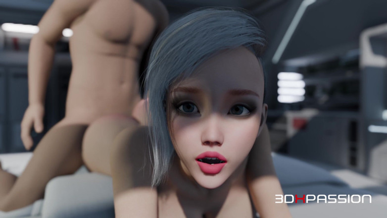 3dxpassion: Nexus-3 Orbit Station Meta Gives Sloppy Blowjob, Deepthroat &amp; Hard Doggystyle...