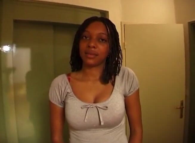 European Classics: French ebony beauty with big ass gets pounded in pov