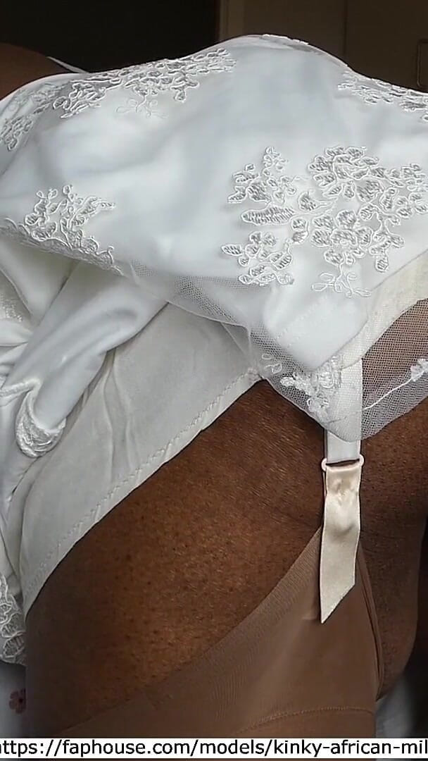Wedding Dress and I Lose My Anal Virginity, Part 3 (Kinky African MILF)