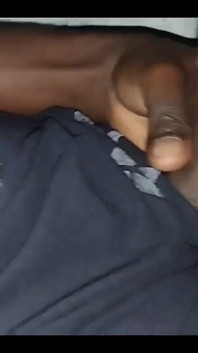 Solo Amateur Black Boy Releases Huge Cum