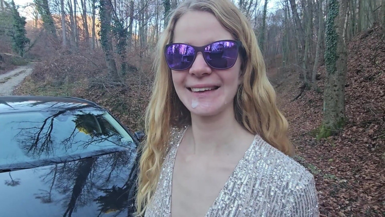 Bikergirl_97: Neujahrs auto-panne Endet Mit Bezahl, pipe et facial