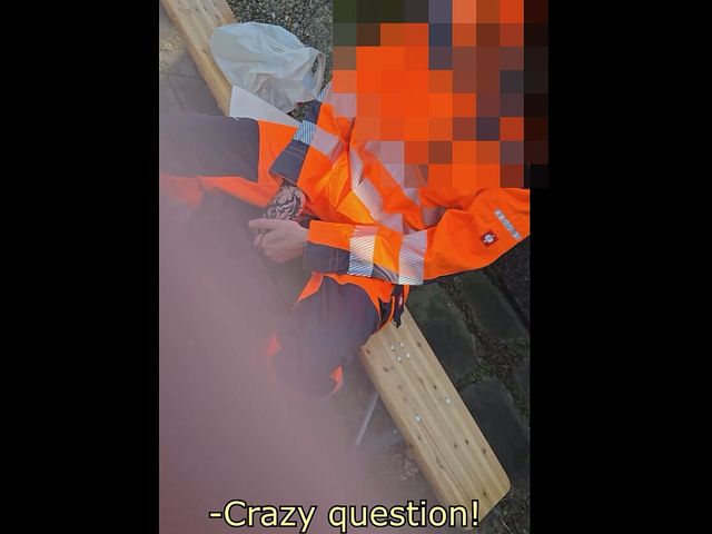 Str8 Apprentice Construction Worker Convinced to Get a Blowjob (Anto goes hunting)