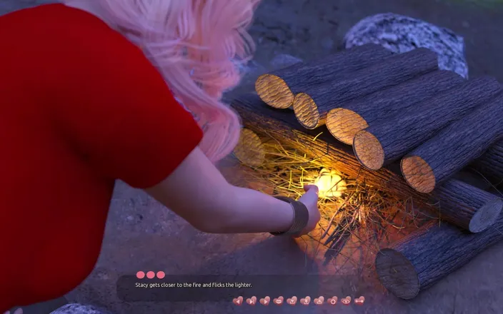 3D cartoon porn: Helping the Hotties 36: Campfire Confessions - Life Stories Under the Stars