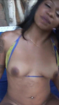 Ebony skinned Samoa sucks and fucks big black cock - #2