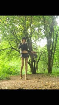 Whore Fantasy. Vanessabitchx Cumslut Exhibitionist in the Forest