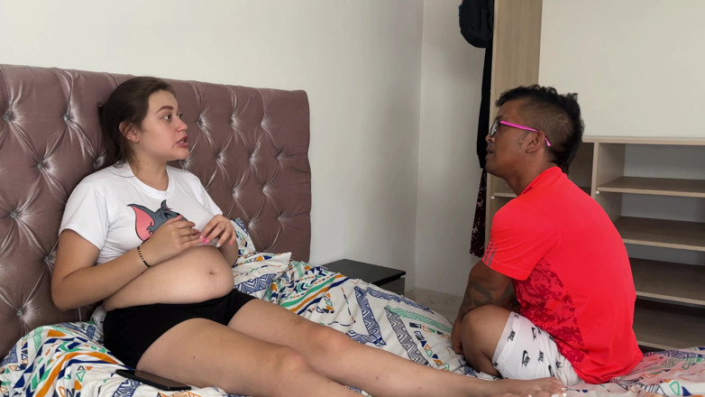 Julianaburning: I See My Sexy Stepsister Very Sad Because Her Boyfriend...
