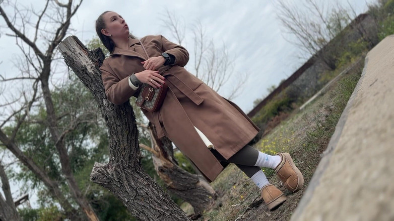 Hottie goddess: Street Sneeze Ecstasy POV