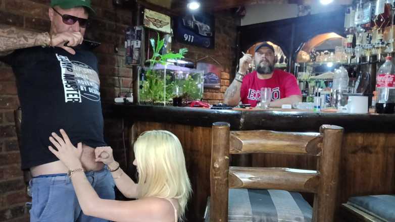 Bigjoefuckalott: Blonde Asian Girl Eating My Dick