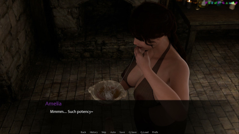 Porny Games: Él por Kabuki - Amelia ama los pajas, horas esperando a...