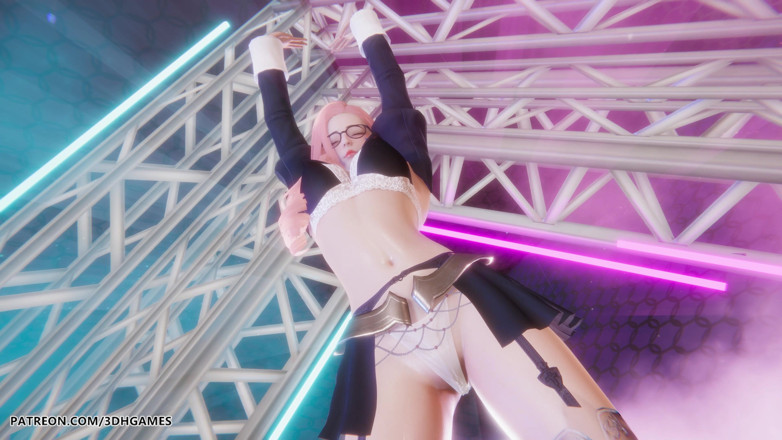 3D-Hentai Games: Love it - เซราฟินเปลื้องผ้าเซ็กซี่