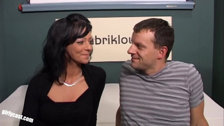 Girlycast: The hot Steffi the first time in front of the...