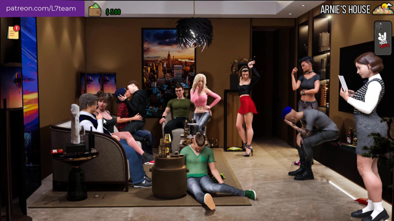 Johannes Gaming: Sunville'in orta yaşlı seksi kadın - partide üçlü seks yapıyor