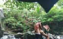 Pinay Lovers Ph: Extraño follame rápido y arriesgado sexo en la jungla
