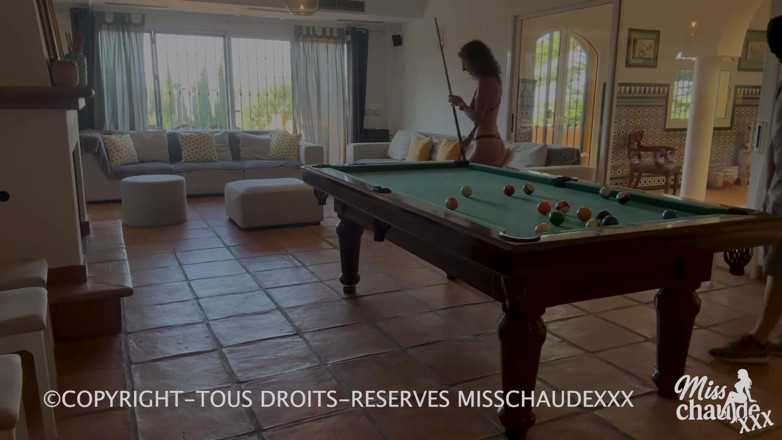 Misschaudexxx: Misschaudexxx, Dirty and Hardcore Fucking on the Pool Table