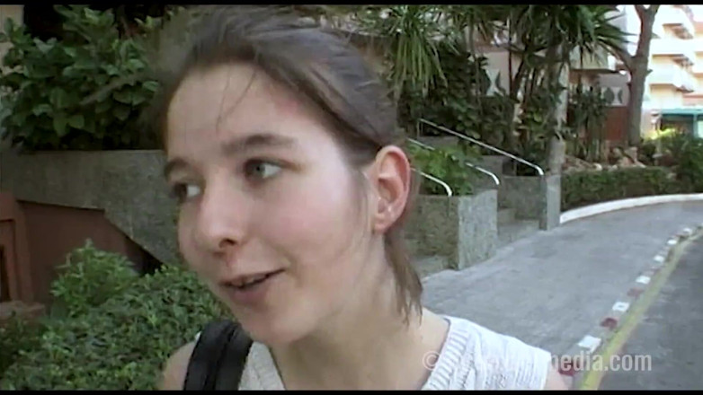 Sextermedia by Pete: Dark Blonde Teen Girl Shyly Shows Her Pussy