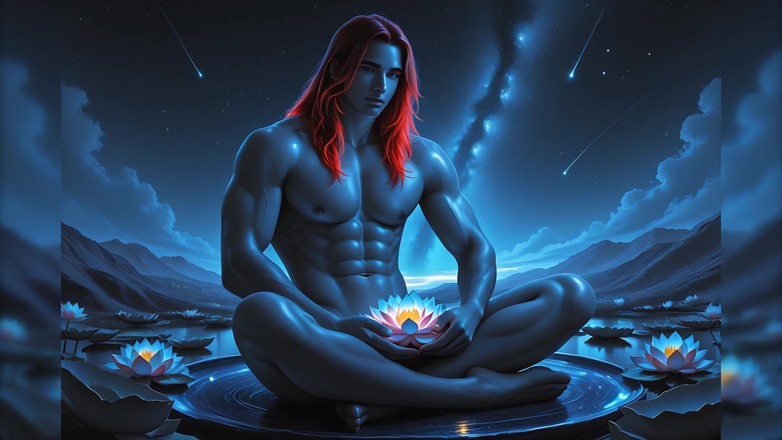 LustMen: Lustmen Emperor Zane Gay Naken Bildspel: Rippad rödhårig kuk Puls