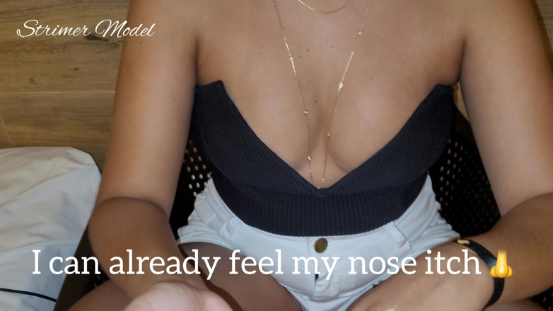 Strimermodel: Sneezing While Guide Your Masturbation