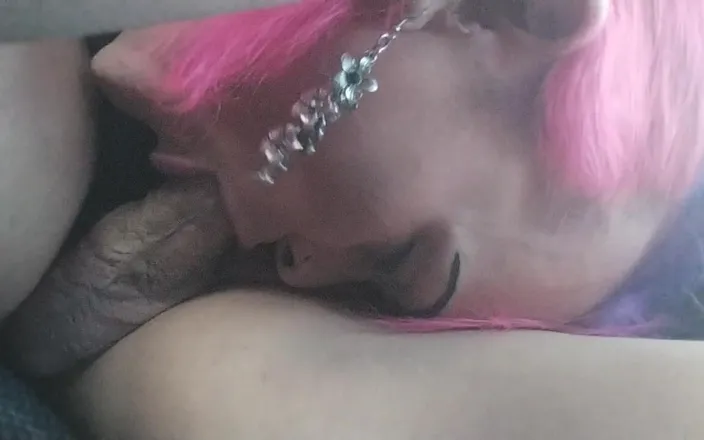 Cyanide Mistress Of Darkness: Trans-lesbian intense blowjob