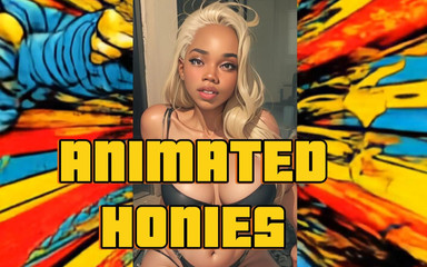 Back Alley Toonz: Pantat besar Ai animated honies dream girl