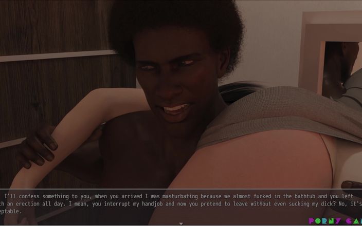 Porny Games: Тіні бажання: червона кімната від Шамандев - подруга втрачає невинність з великим чорним членом, згода Yt Boyfrend