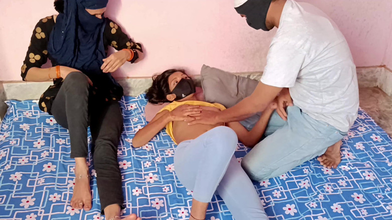 HousewifeGeeta: Virgin Fucked with Married Stepsister in Threesome