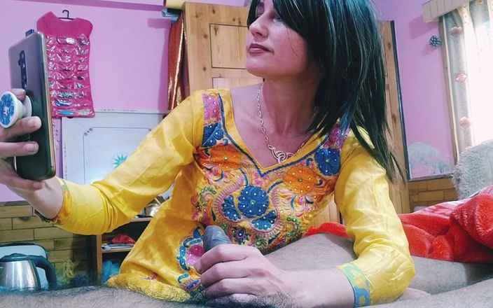 Bolly Karma: Stepson Put Foot in Stepmother's Mouth While She Is Recording