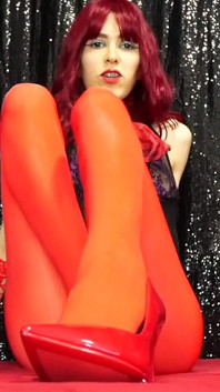 Ti innamorarai del mio collant rosso aperto