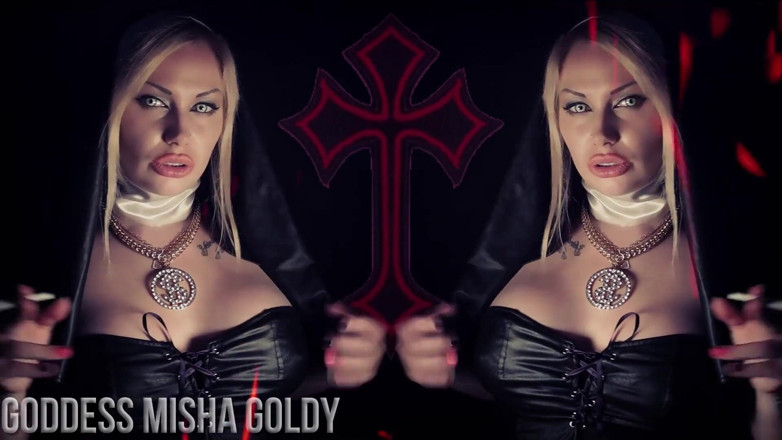 Goddess Misha Goldy: You will be in hell if I'm your reason to...