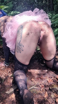 Cute Fairy Pisses From Behind
