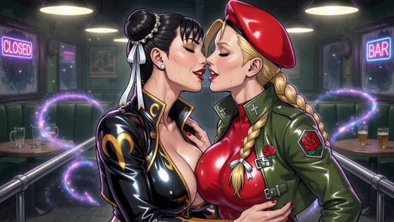 AI Porn: Чун Лі і Семмі гаряче декольте
