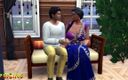 Desi Sims: English Version - Desi mallu saree aunty cheating with a boy -...
