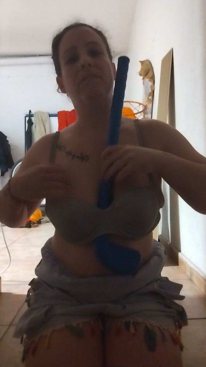 Couple Jagger 69: Saltando meus peitos