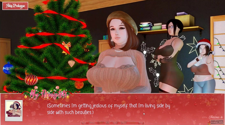 Cumming Gaming: Unlimited Christmas [xmas hentai porn play] ep.2 Christmas trip with sexy...